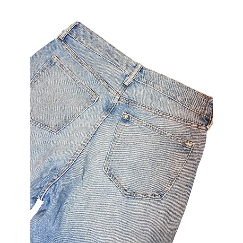 H&M Loose Fit Light Wash Baggy Denim Jeans Men's 31x32 Relaxed Straight Leg - Picture 7 of 9